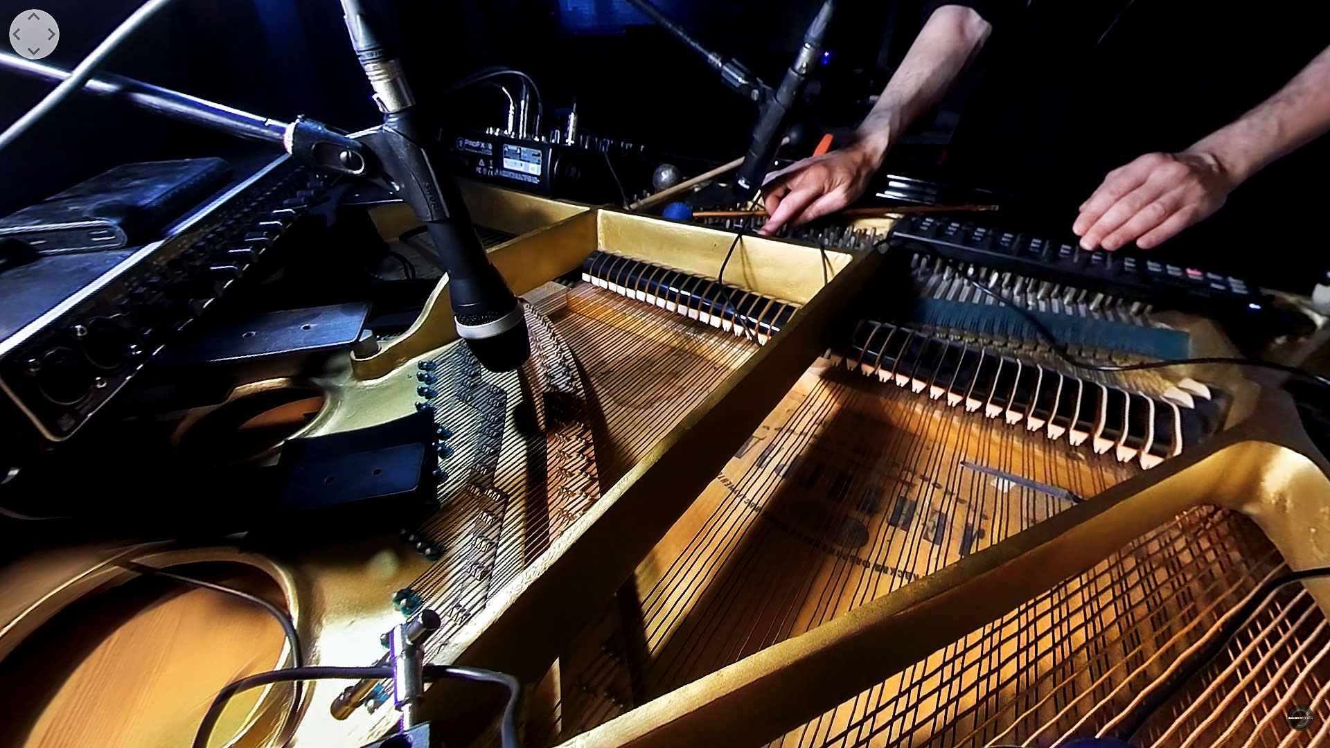 Piano & live electronics in VR 360° and Ambisonics audio